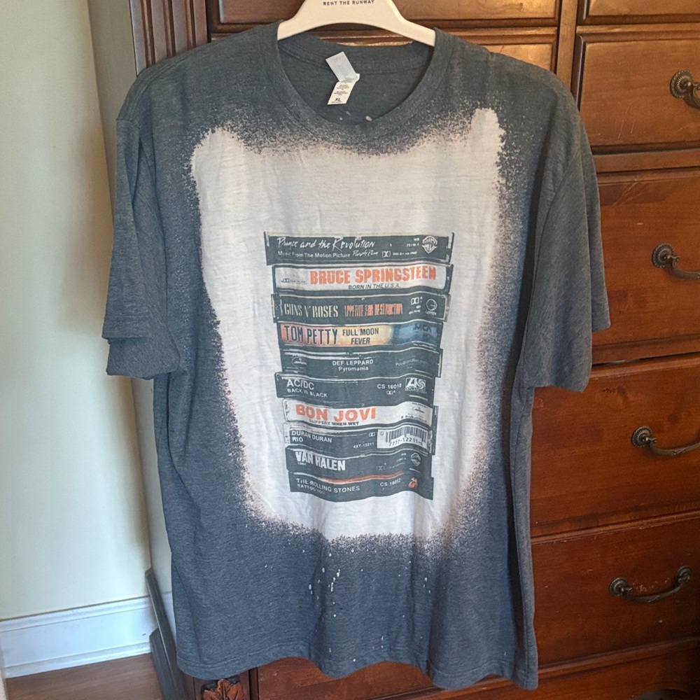 Soft distressed band T-Shirt XL